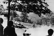 Sport Motor Racing. Formula One. pic: 1st August 1976. The German Grand Prix at the Nuerburgring. Austria's Niki Lauda suffered serious burns in this crash when his Ferrari caught fire. Niki Lauda was a three times Formula One World Champion